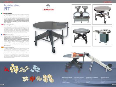 Revolving tables brochure - RT