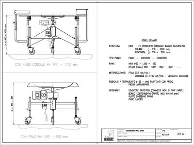 Revolving tables technical details